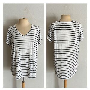 WAS $22 Torrid b/w striped tee